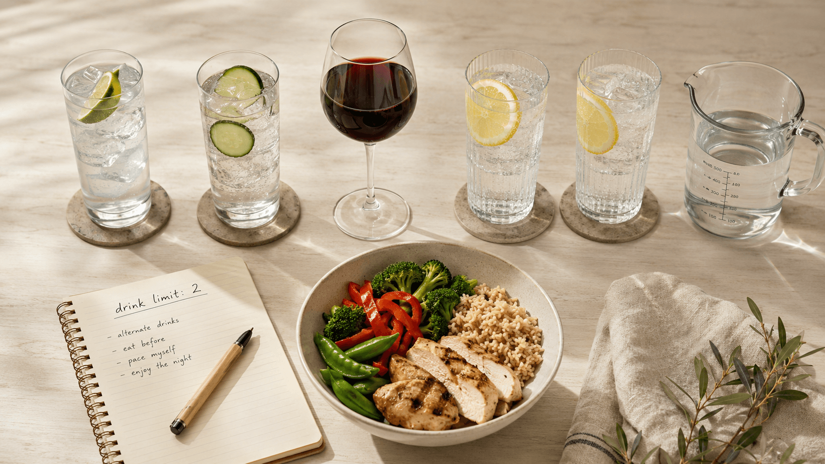 Smart drink choices and practical strategies for managing alcohol during a fat loss phase