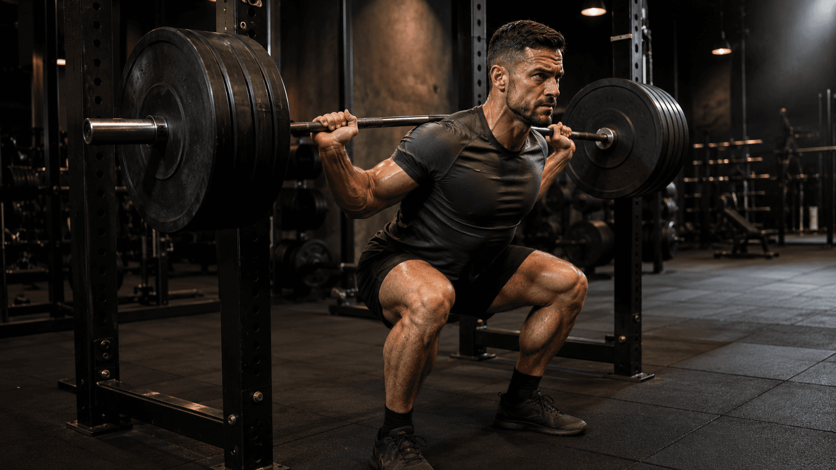 Compound resistance training as the foundation of a fat loss programme — squats, deadlifts, presses, and rows performed with progressive overload to preserve muscle and drive metabolic adaptation