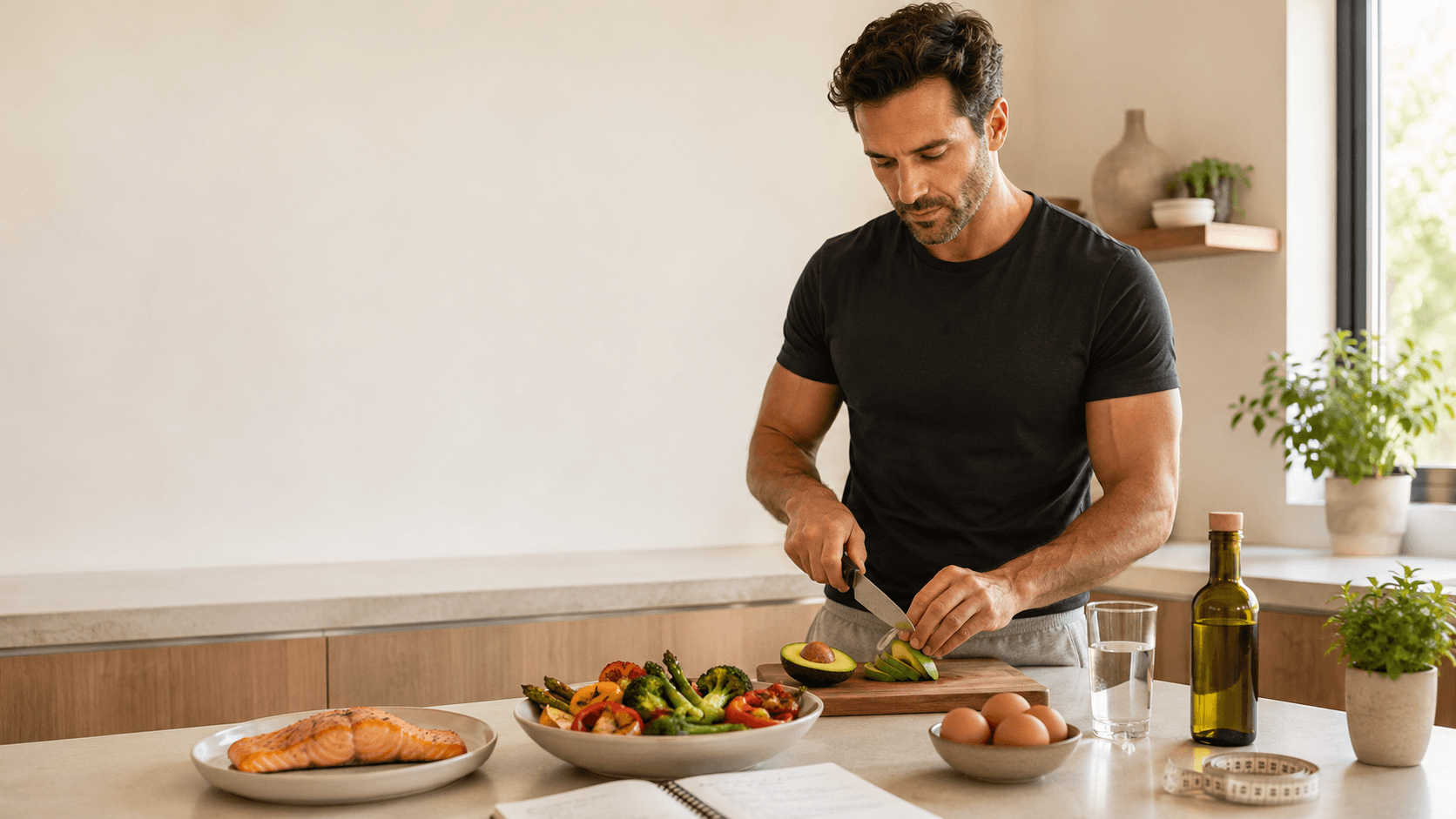 A person stepping on a scale with a pleased expression, illustrating the rapid early progress of a low carb fat loss kickstart