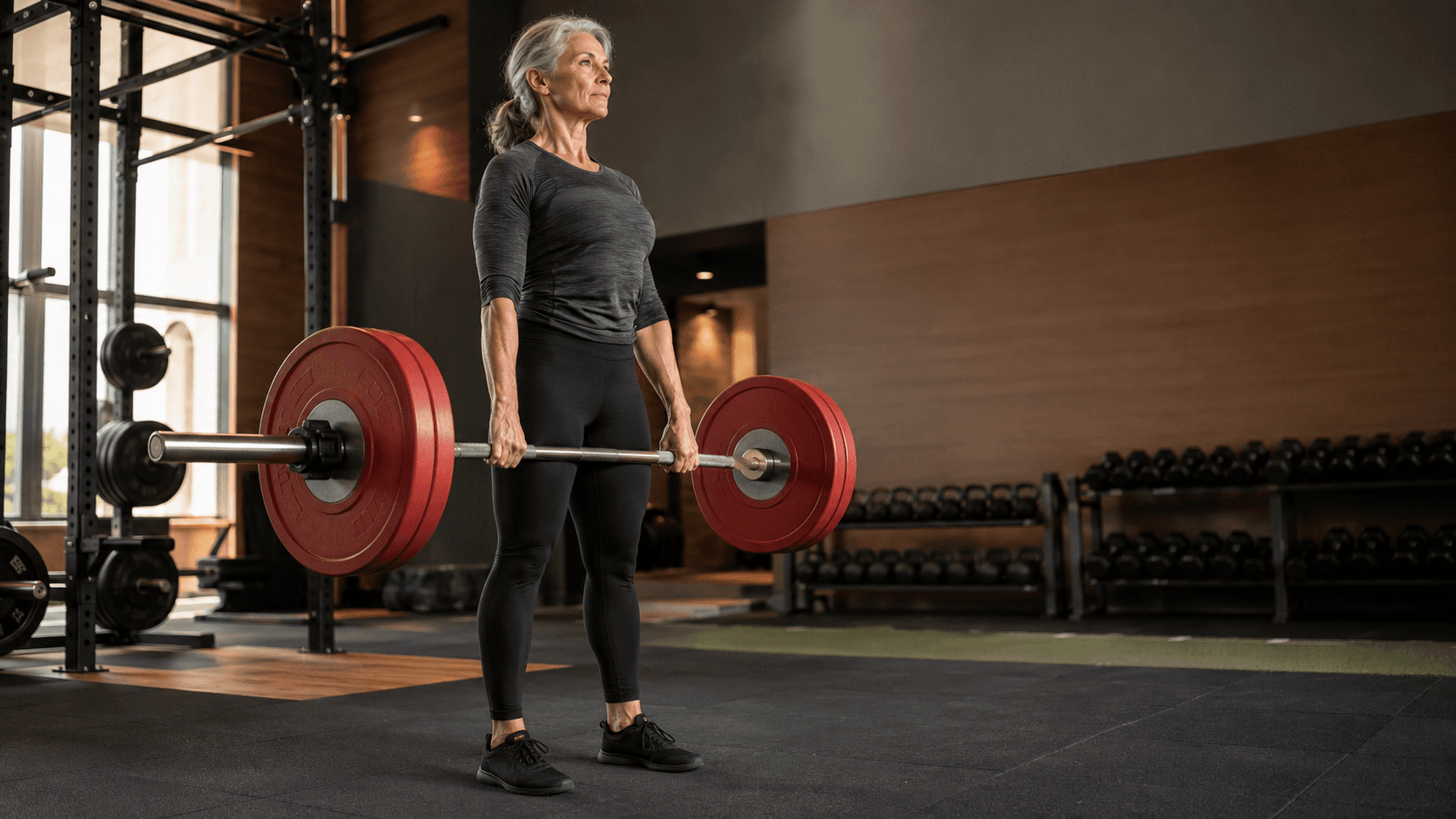 A strong, healthy adult in their 50s standing tall in a daylit gym after training, embodying the central message of this guide that your 50s can be the decade you build the strongest, healthiest body you have ever had