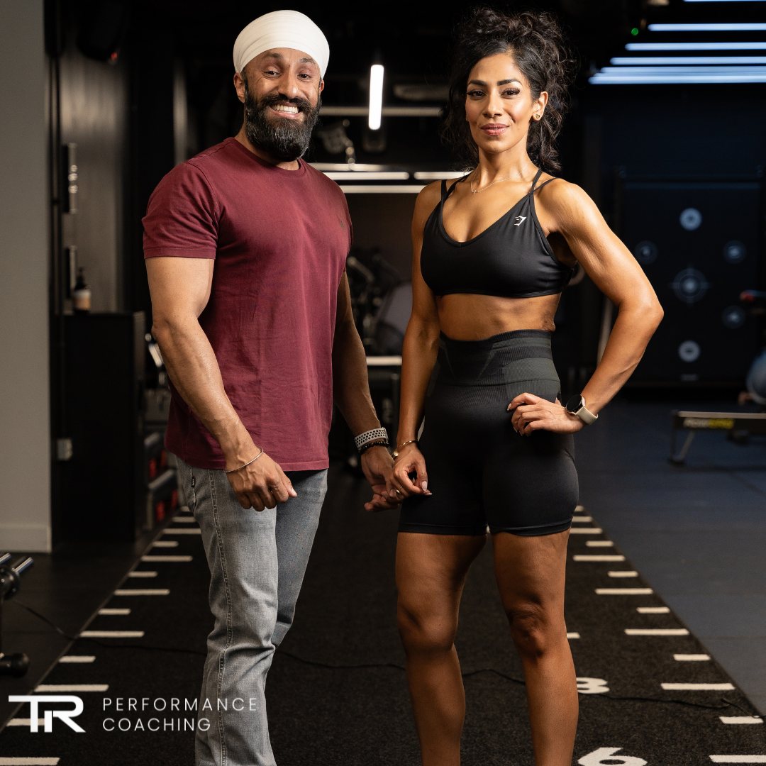 Priya with her coach Tanvir